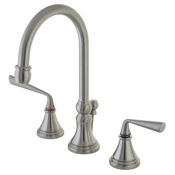 Silver Sage KS2988ZL 8-Inch Widespread Bathroom Faucet with Brass Pop-Up KS2988ZL - main